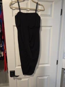 BCBGMAXAZRIA-Runway-Black-Draped-Cocktail-Dress