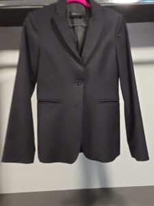 BCBGMAXAZRIA-Womens-Black-Blazer