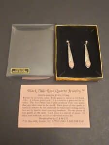 Black-Hills-Rose-Quartz-Dangle-Earrings-second-image