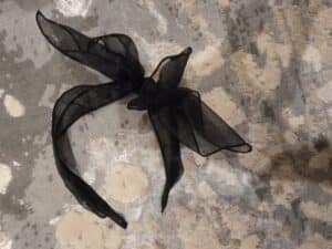 Black-Organza-Bow-Headband