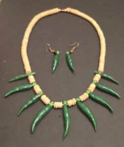 Bohemian-Style-Chili-Pepper-Beaded-Necklace-and-Earring-Set