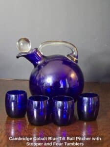 Cambridge-Cobalt-Blue-Tilt-Ball-Pitcher-with-Stopper-and-Four-Tumblers
