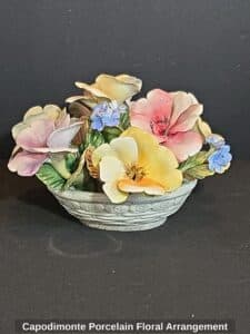 Capodimonte-Porcelain-Floral-Arrangement