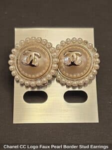 Chanel-CC-Logo-Faux-Pearl-Border-Stud-Earrings