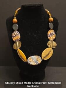 Chunky-Mixed-Media-Animal-Print-Statement-Necklace