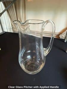 Clear-Glass-Pitcher-with-Applied-Handle