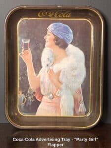 Coca-Cola-Advertising-Tray-Party-Girl-Flapper