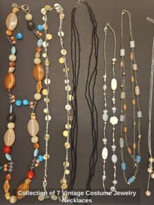 Collection-of-Vintage-Costume-Jewelry-Necklaces