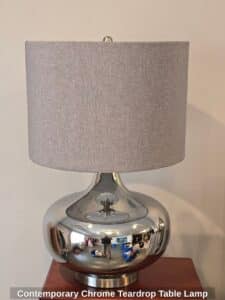 Contemporary-Chrome-Teardrop-Table-Lamp