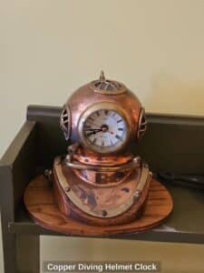 Copper-Diving-Helmet-Clock