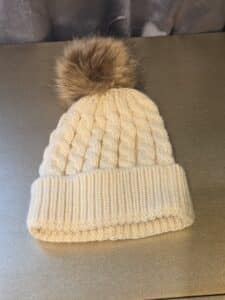 Cream-Cable-Knit-Beanie-with-Faux-Fur-Pom-Pom
