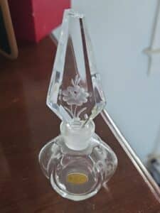 Crystal-Perfume-Bottle-with-Etched-Floral-Design-Made-in-West-Germany