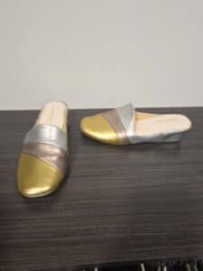 Daniel-Green-Denise-Metallic-Wedge-Slippers