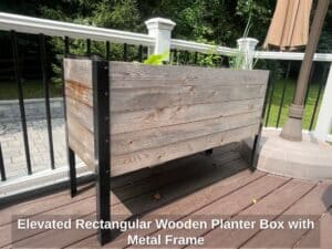 Elevated-Rectangular-Wooden-Planter-Box-with-Metal-Frame