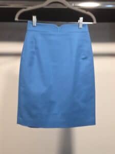 Elie-Tahari-Blue-Pencil-Skirt
