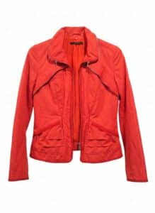 Elie-Tahari-Womens-Red-Zip-Front-Jacket