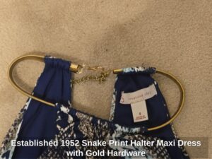 Established-Snake-Print-Halter-Maxi-Dress-with-Gold-Hardware-third-image