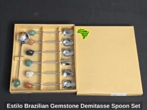 Estilo-Brazilian-Gemstone-Demitasse-Spoon-Set