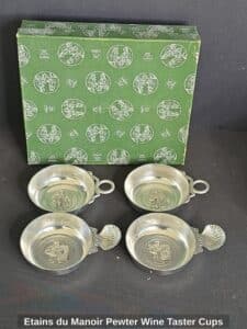 Etains-du-Manoir-Pewter-Wine-Taster-Cups