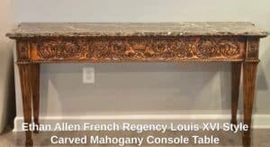 Ethan-Allen-French-Regency-Louis-XVI-Style-Carved-Mahogany-Console-Table