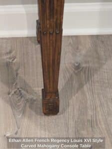 Ethan-Allen-French-Regency-Louis-XVI-Style-Carved-Mahogany-Console-Table-sixth-image
