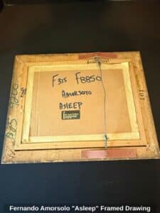 Fernando-Amorsolo-Asleep-Framed-Drawing-second-image