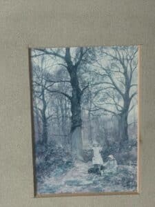 Framed-Print-of-A-Spring-Outing-by-Lionel-Percy-Smythe-second-image