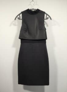 French-Connection-Faux-Leather-Layered-Mini-Dress