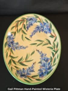 Gail-Pittman-Hand-Painted-Wisteria-Plate