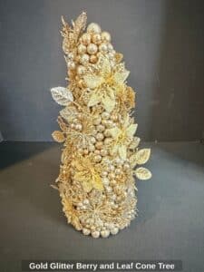 Gold-Glitter-Berry-and-Leaf-Cone-Tree