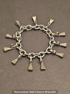 Horseshoe-Nail-Charm-Bracelet