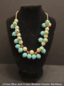 J.Crew-Blue-and-Cream-Beaded-Cluster-Necklace