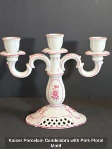 Kaiser-Porcelain-Candelabra-with-Pink-Floral-Motif-B