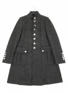 Karen-Millen-Grey-Tweed-Tailored-Coat