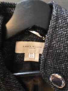 Karen-Millen-Grey-Tweed-Tailored-Coat-third-image