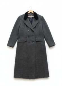 Karen-Millen-Wool-Herringbone-Overcoat-with-Velvet-Collar-Copy