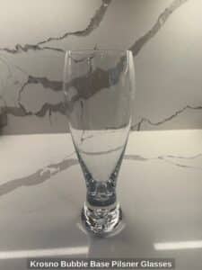 Krosno-Bubble-Base-Pilsner-Glasses