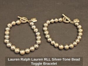 Lauren-Ralph-Lauren-RLL-Silver-Tone-Bead-Toggle-Bracelet