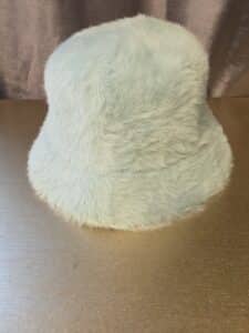 Light-Blue-Faux-Fur-Bucket-Hat