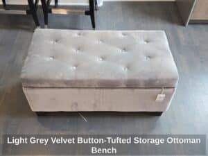 Light-Grey-Velvet-Button-Tufted-Storage-Ottoman-Bench
