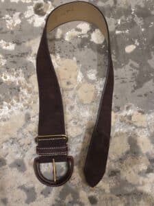 Linea-Pelle-Suede-Leather-Belt