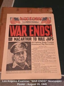 Los-Angeles-Examiner-WAR-ENDS-Newspaper-Poster-August-