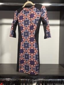 MNG-Collection-Geometric-Patterned-Shift-Dress