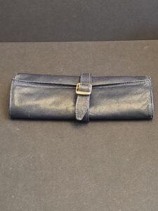 Madame-Bovary-Navy-Blue-Faux-Leather-Jewelry-Roll-Case
