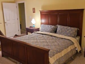 Mahogany-Panel-Bed-Frame