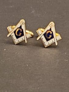 Masonic-Square-and-Compasses-Cufflinks