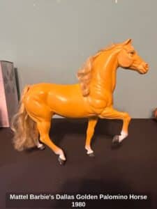 Mattel-Barbies-Dallas-Golden-Palomino-Horse