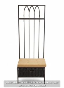 Metal-Hall-Tree-with-Upholstered-Bench-and-Woven-Storage-Basket