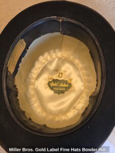 Miller-Bros.-Gold-Label-Fine-Hats-Bowler-Hat-second-image