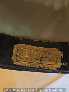 Miller-Bros.-Gold-Label-Fine-Hats-Bowler-Hat-third-image